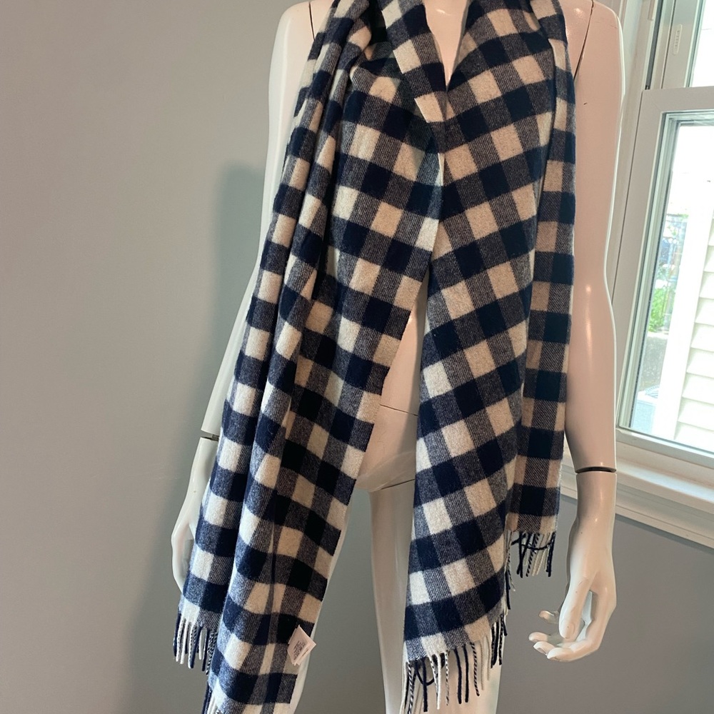 *NWOT* J. Crew Wool Plaid Scarf